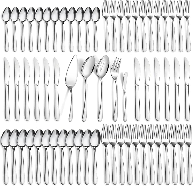 Pleafind 65-Piece Silverware Set by Pleafind