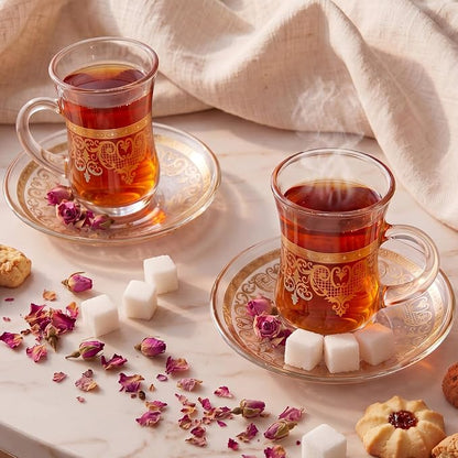 Geetery 6 Set Turkish Tea Glasses - Image 5
