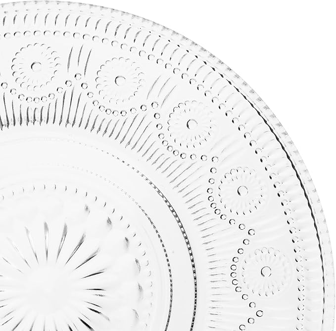 Glass Tea Cups and Saucers Set of 6 - Image 3