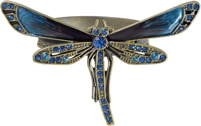 Dragonfly Napkin Ring Set of 4, Decorative Table Settings - Image 6