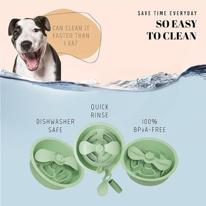 AVERYDAY Slow Feeder Dog Bowls for Medium Breed, 1.5 Cups Engagement Food - Image 7