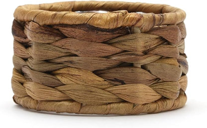 Napkin Rings – Pack of 12, Handwoven Rustic Table Décor - Image 5