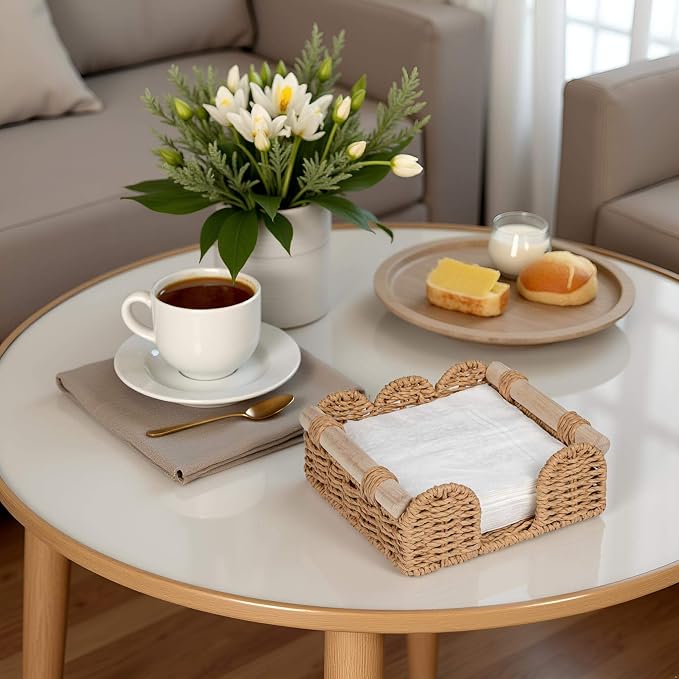 CubesLand Square Scalloped Napkin Holder - Image 3