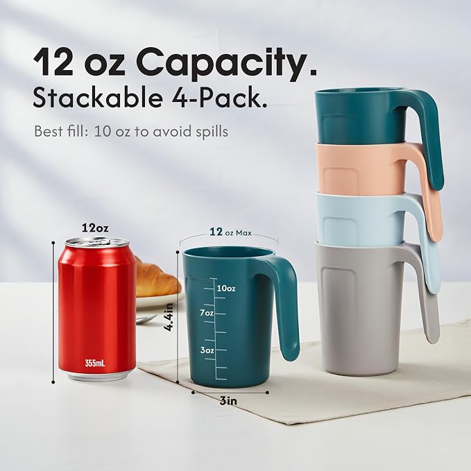 zoeynex Reusable Plastic Cups - Image 3