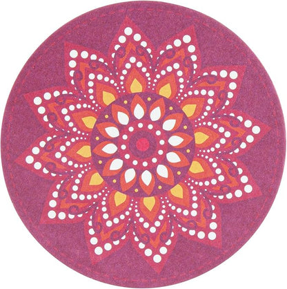 Restaurantware Super Absorbent Coasters 48 Case 4 Inch Assorted Paper Bar Coasters High-Density Pulpboard Beverage Coasters Moisture-Absorbing Durable Drink Coasters - Assorted Designs