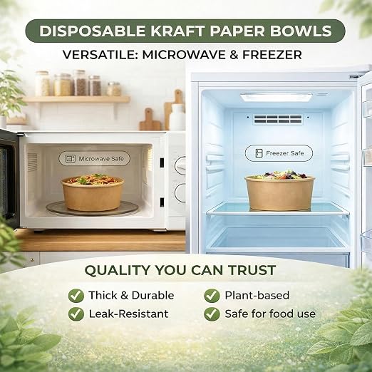 TOPtoper 43Oz 50Pcs Paper Bowls - Image 3