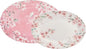 Bico Spring Sakura 16 plus 14 inch Ceramic Oval Platters Set, Set of 2, Microwave & Dishwasher Safe, for Serving Fish, Chicken, Turkey