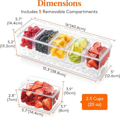 Lifewit Chilled Condiment Caddy - Image 4