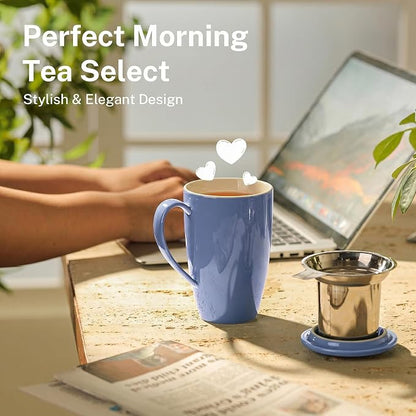 Sweese 15 OZ Porcelain Tea Mug - Image 6