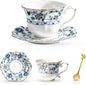 TATSUMI Bone China Tea Cup and Saucer Set by TATSUMI