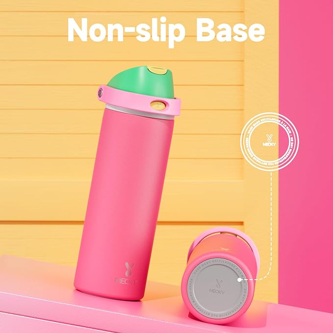 24 oz Insulated Water Bottle for Women: Meoky Stainless Steel Water Bottle - Image 8