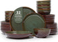 32 Piece Double Bowl Dinnerware Sets by Pokini