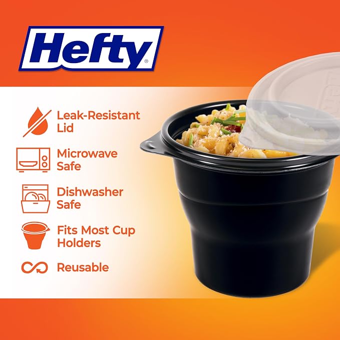 Hefty Multi-Purpose Cups, Reusable Containers - Image 4