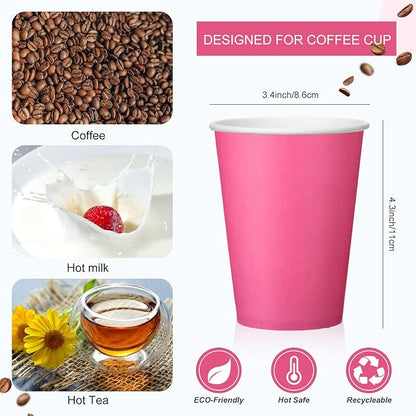 Patelai 48 Pcs 12 oz Disposable Coffee Cups - Image 2