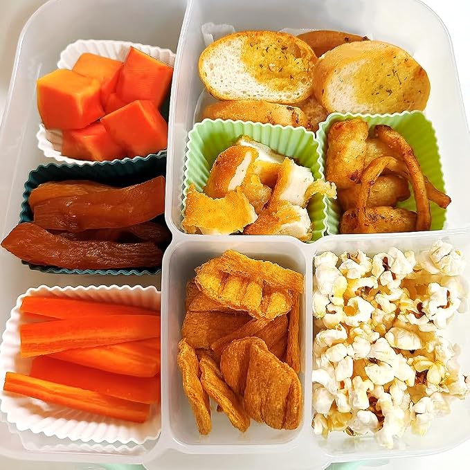 24 Pcs Silicone Lunch Box Divides, Lunch Accessories, 3 Shapes | Reusable - Image 7