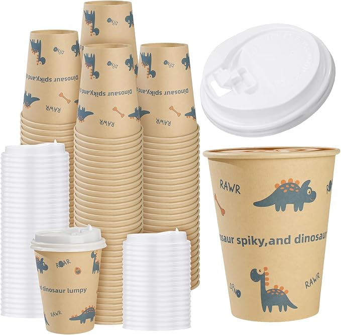 12 OZ 25 Pack Disposable Cups Paper Coffee Cups by Unknown