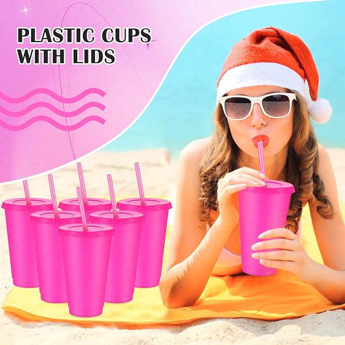 Uiifan 6 Pcs 16 oz Reusable Tumbler - Image 4