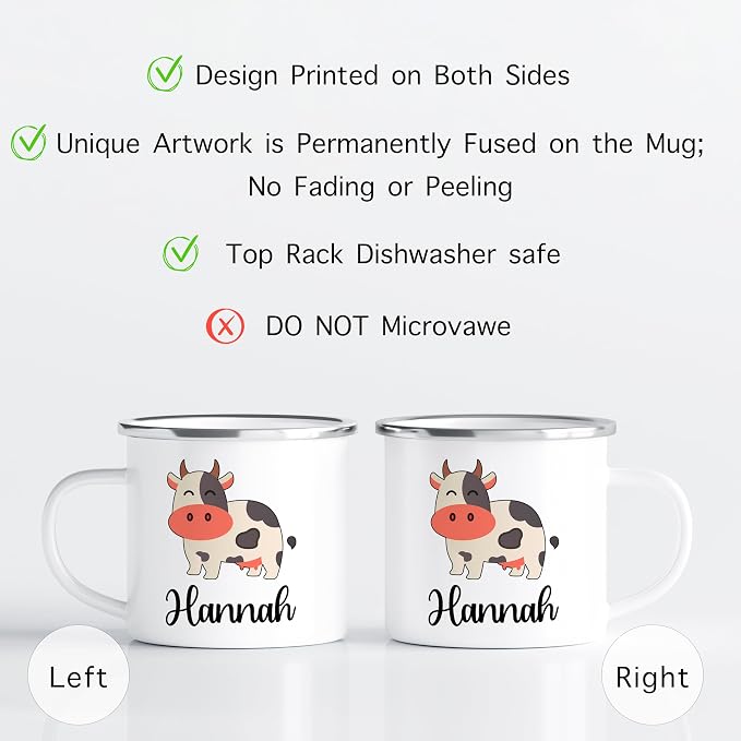 Personalized Mug for Kids, Girls | Customized Cocoa, Hot Chocolate, Coffee & - Image 2