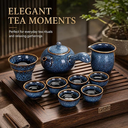9-Piece Chinese Tea Set, Gongfu Tea Sets - Image 2