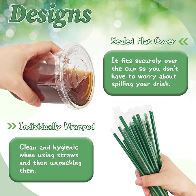 Qinsihwn 25 Set 16oz Plastic Cups - Image 4