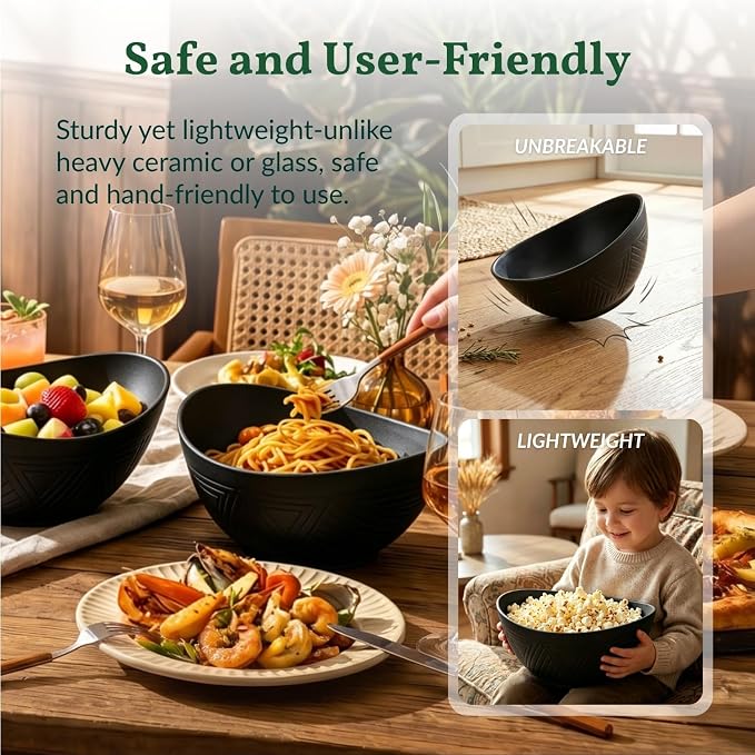 9.6 inch Serving Bowls, Large Serving Dishes - Image 6