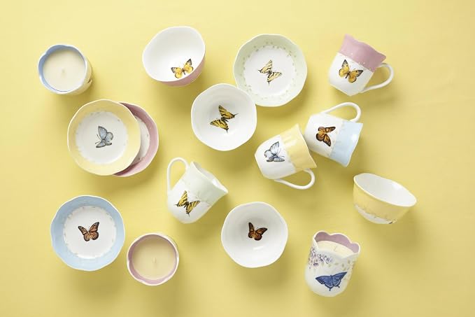 Lenox Butterfly Meadow Colors Porcelain Mug Set - Image 7