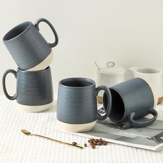Hasense Coffee Cups Ceramic, Coffee Mugs - Image 6