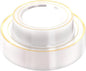 Quatish 60 Pcs Gold Rim Disposable Plastic Plates for Party,Wedding Plate Includes 30 Pes 10.25 Inch 30 Pes 7.5 Inch Heavy Duty Dinner & Dessert Plates, Perfect for Festivals,Picnics,in Clear