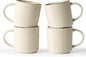 famiware Coffee Mug Set for 4, Star 12 oz Catering Mugs Cup Set by Famiware