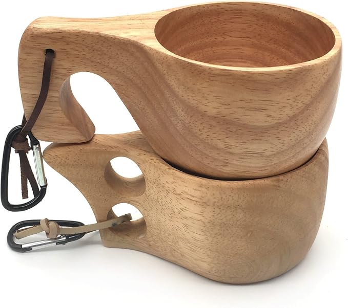 Nordic Style Handmade Finnish Kuksa Ancient Lapland Finland Style Wooden Cup - Image 5