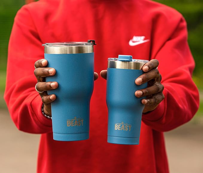 Beast 30 oz Tumbler Stainless Steel Vacuum Insulated Coffee Ice Cup Double Wall - Image 3