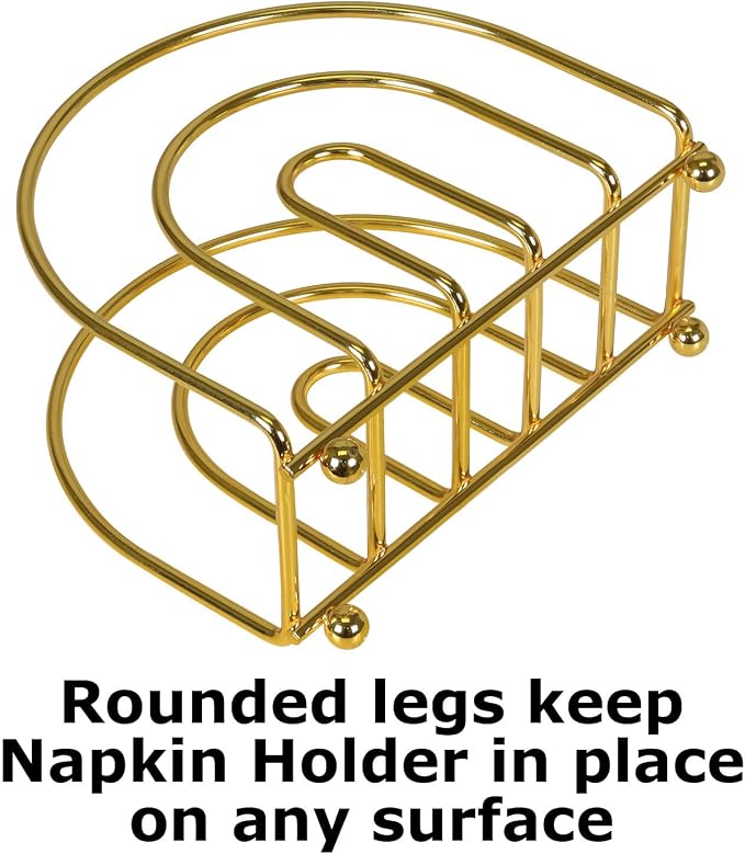 Blue Donuts Gold Arc Collection Napkin Holder – Napkin Holders - Image 4
