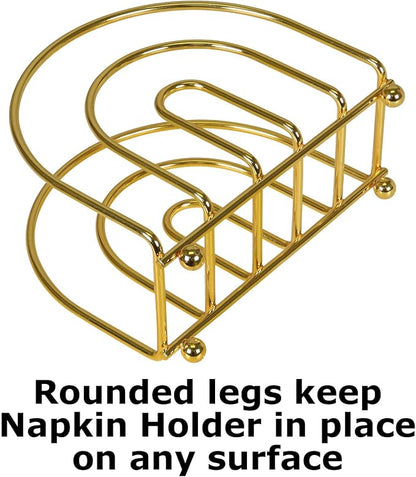 Blue Donuts Gold Arc Collection Napkin Holder – Napkin Holders - Image 4