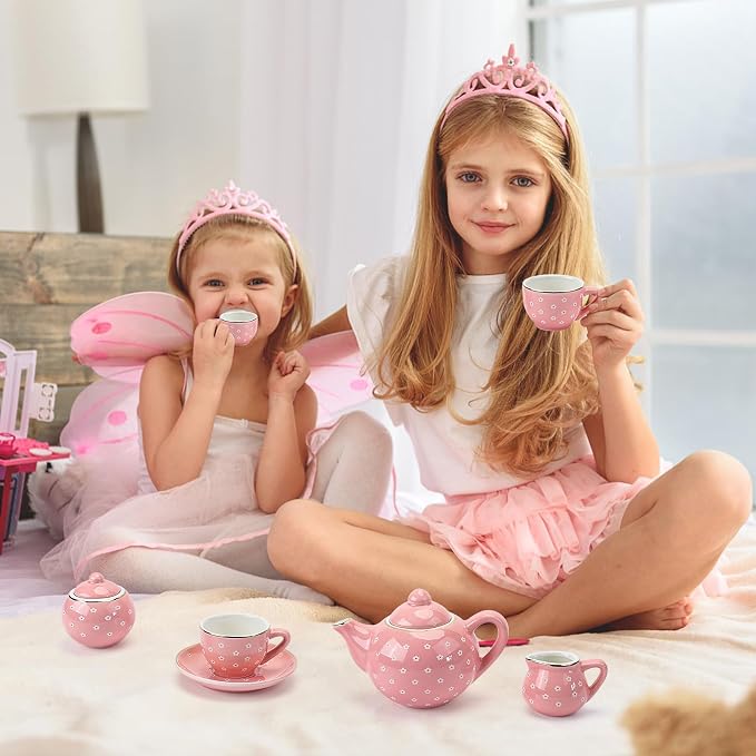 CHENP.HMC Tea Party Set for Little Girls, Girls Birthday Gift | 13 Piece Sets - Image 7