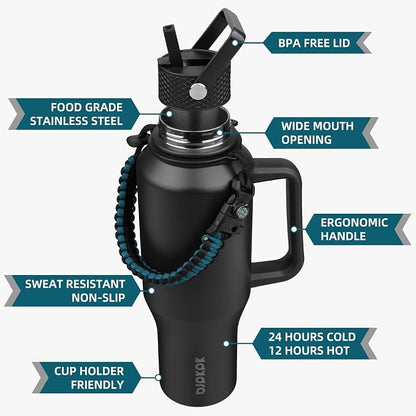 BJPKPK 40oz Insulated Water Bottle - Image 2