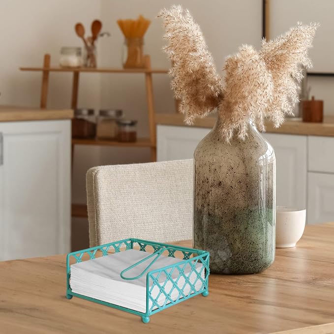 Blue Donuts Lattice Collection Napkin Holder – Napkin Holders - Image 7