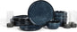Stone Lain Mirella 16-Piece Dinnerware Set Stoneware, Borosilicate Glass, Blue