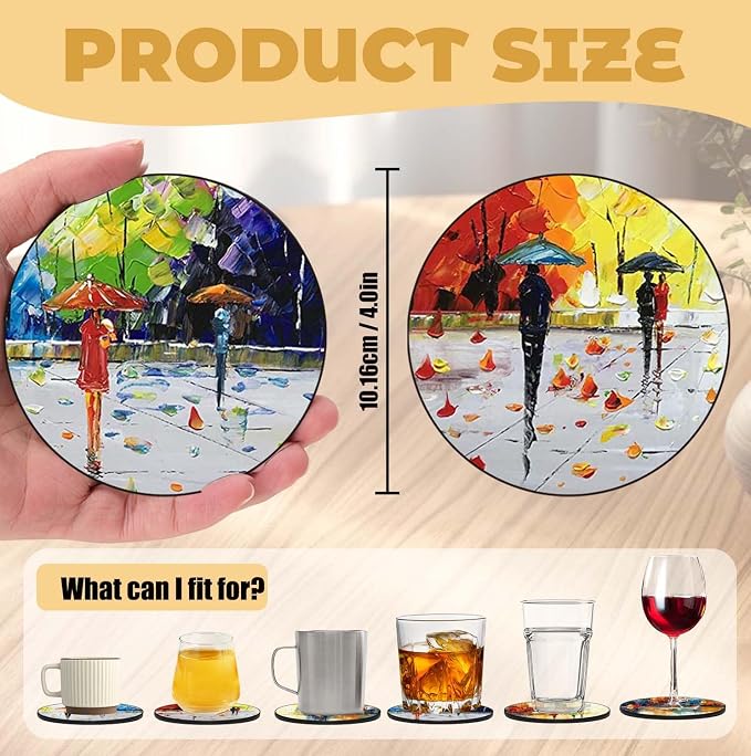 Coasters Set of 6 - Image 2