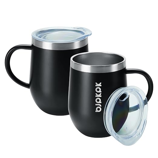 BJPKPK 2PCS Insulated Coffee Mug by BJPKPK