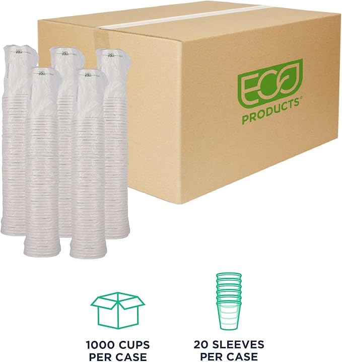 ECO PRODUCTS GreenStripe Disposable Paper Hot Cups, 16 oz - Image 2