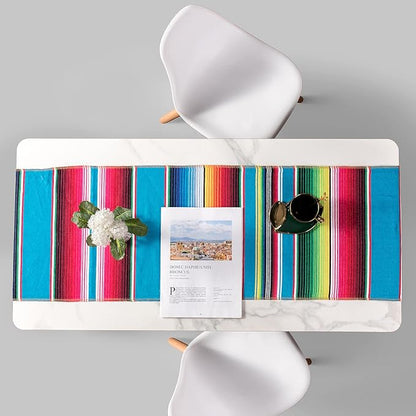 Mexican Table Runner Fiesta Mexican Theme Party Decoration - Image 3