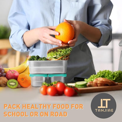 Small Stainless Steel Lunch Containers - Image 5