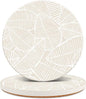 Ceramic Absorbent Table Coasters Set of 2 by HIYALOT