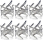 DII Decorative Assorted Silver Napkin Ring Set, One Size by DII