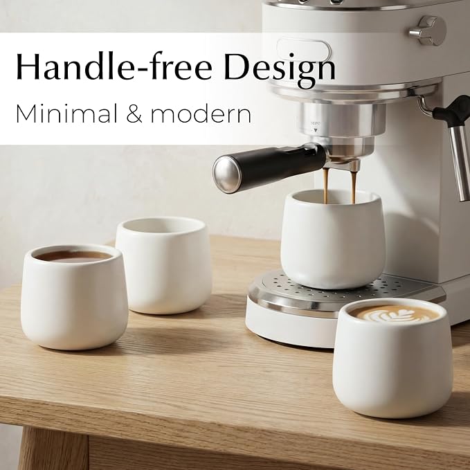 MIAMIO - Ceramic Cup Set of 4, Coffee Mugs - Nami | Coffee Cup Set / Ceramic - Image 4