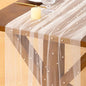 Pearl Table Runner Summer Tulle Gauze Sheer Wedding Party Home Decor | Ivory by Socomi