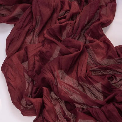3 Pack Burgundy Cheesecloth Table Runner 10ft Sheer Gauze Events Decor | - Image 5