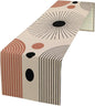 Mid Century Abstract Table Runner Sun Geometric Arch Minimalisted Modern Spring by moderw