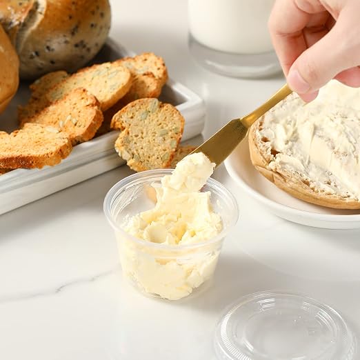 VITEVER Portion Cups With Lids, Small Plastic Containers with Lids, Airtight - Image 6