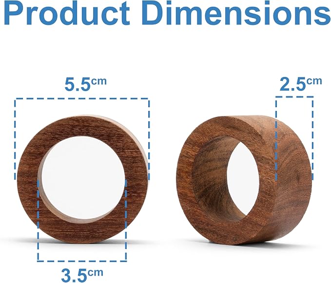 Napkin Rings – Pack of 12, Handwoven Rustic Table Décor - Image 5